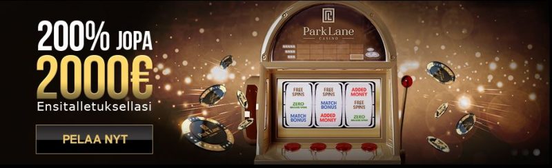 Parklane Casinon ensitalletusbonus