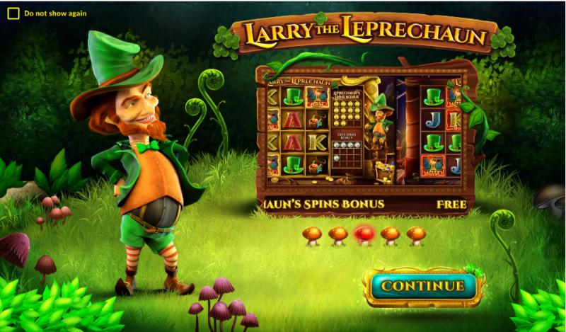 larry the leprechaun erikoistoiminnot