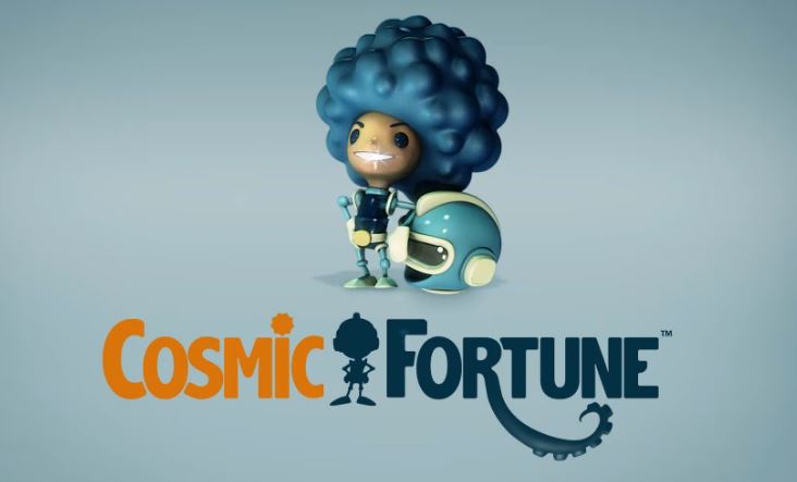 Cosmic Fortune intro ja logo