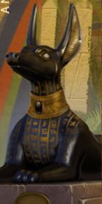 Mercy of the Gods -tausta Anubis koira