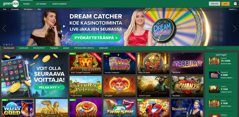 greenplay casino etusivu