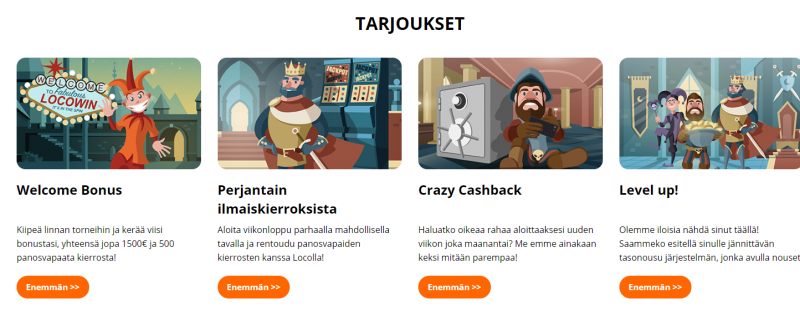 locowin casino tarjoukset