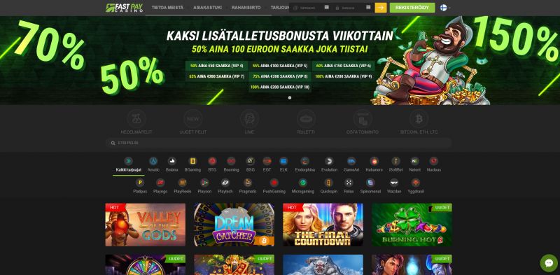 fastpay casino etusivu