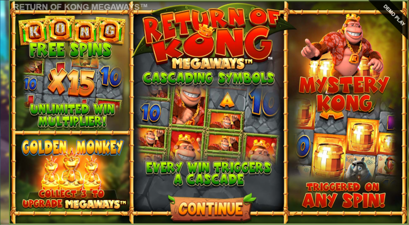 Return of The Kong erikoisominaisuudet