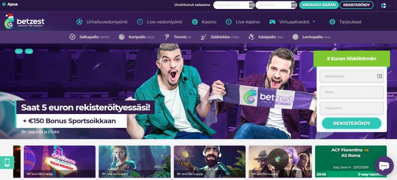 betzest casino etusivu tervetuloa