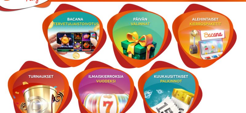 bacana play casino tarjoukset ja kampanjat