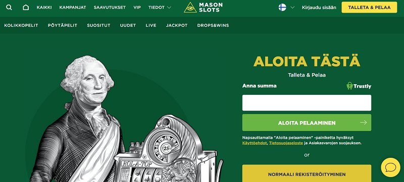 mason slots casino etusivu