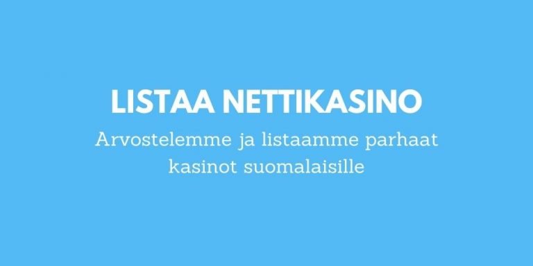 listaa nettikasino nettikasino247 sivustolle