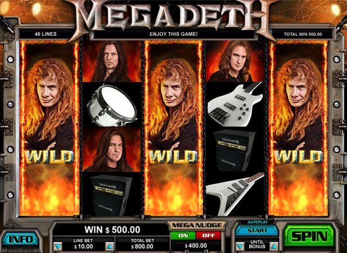 megadeth slotti leander games