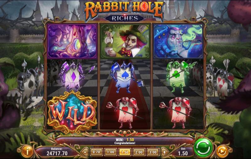 rabbit hole riches peruspeli