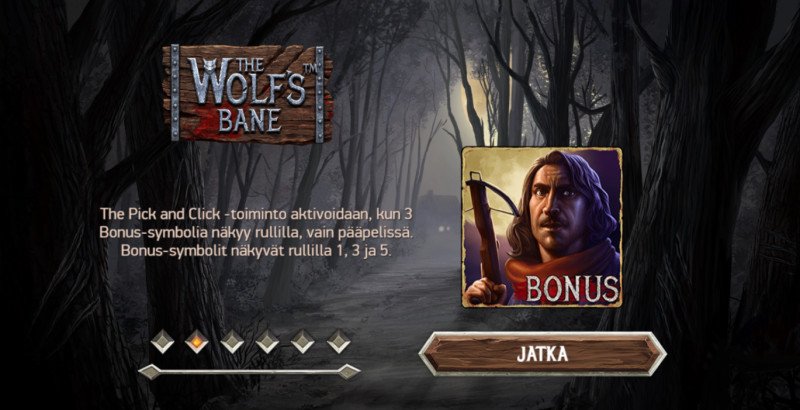 wolf's bane peli bonuspeli