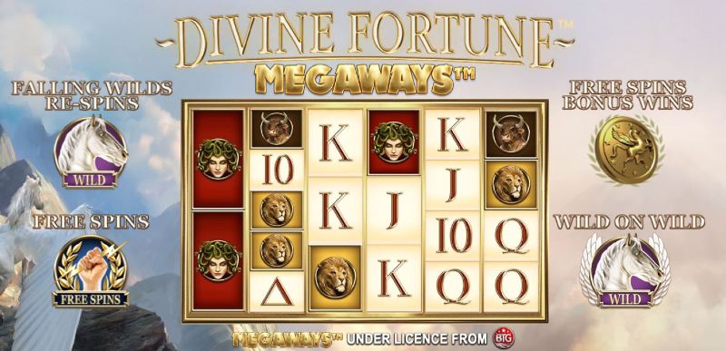 divine fortune megaways bonustoiminnot