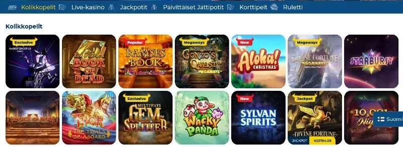 playtoro casino pelivalikoima