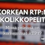 Korkean RTP:n kolikkopeliautomaatit