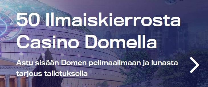 casino dome bonus ilmaiskierroksia