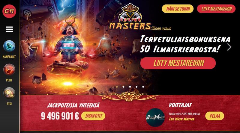 casino masters etusivu 