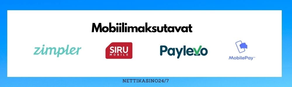 nettikasinoiden maksutavat mobiilimaksut