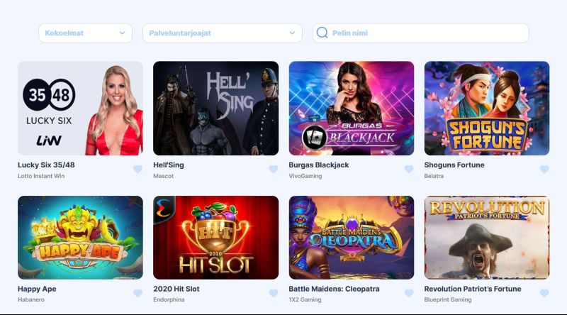 icebet casino pelejä