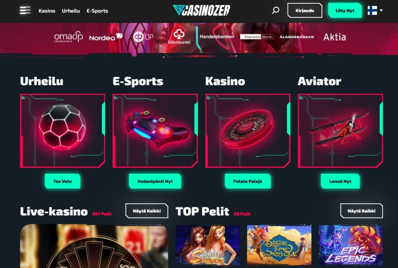 casinozer casino suomi etusivu