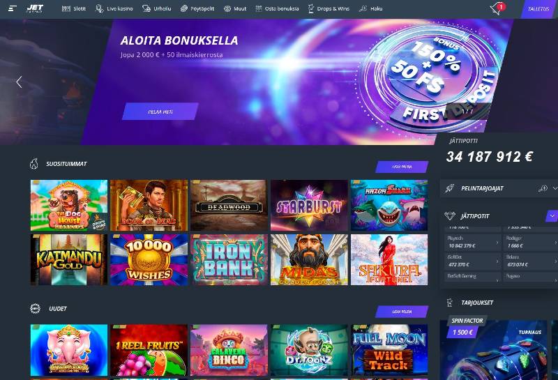 jet casino suomi etusivu