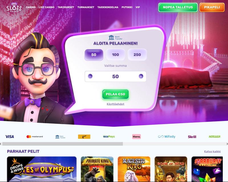 slots palace suomi etusivu