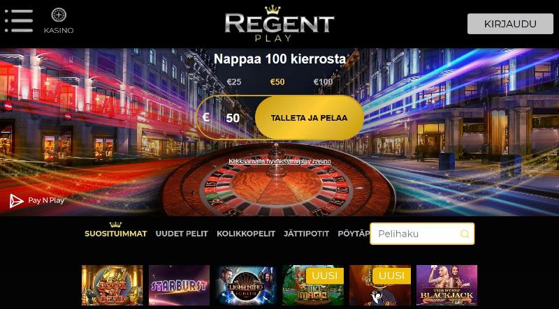 regent play casino suomi etusivu