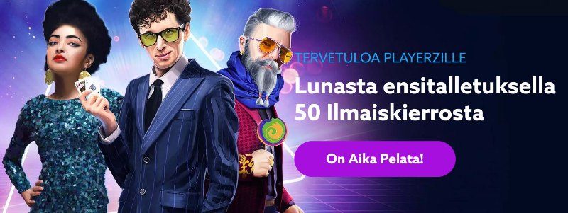 playerz casino bonus uudelle pelaajalle