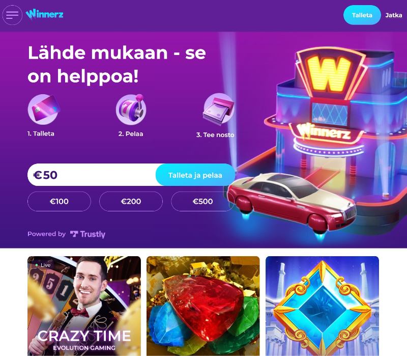 winnerz casino suomi etusivu