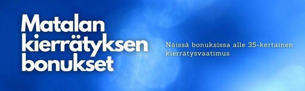 matalan kierrätyksen bonukset kierrätysvapaa bonus