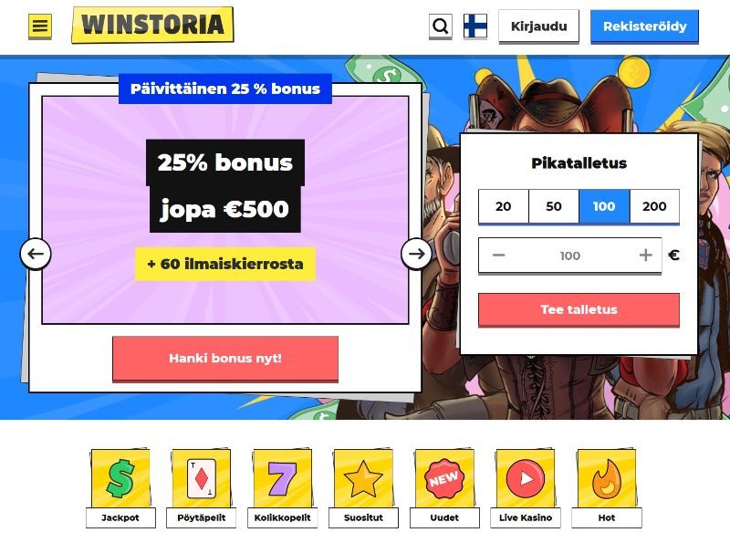 winstoria etusivu suomi