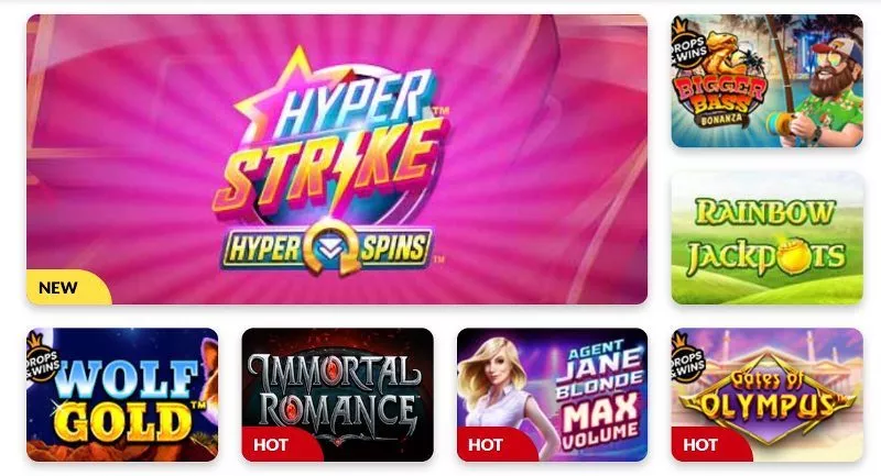 spinni casino pelivalikoima