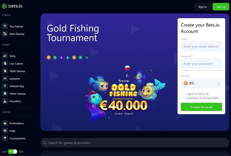 bets.io casino suomi etusivu