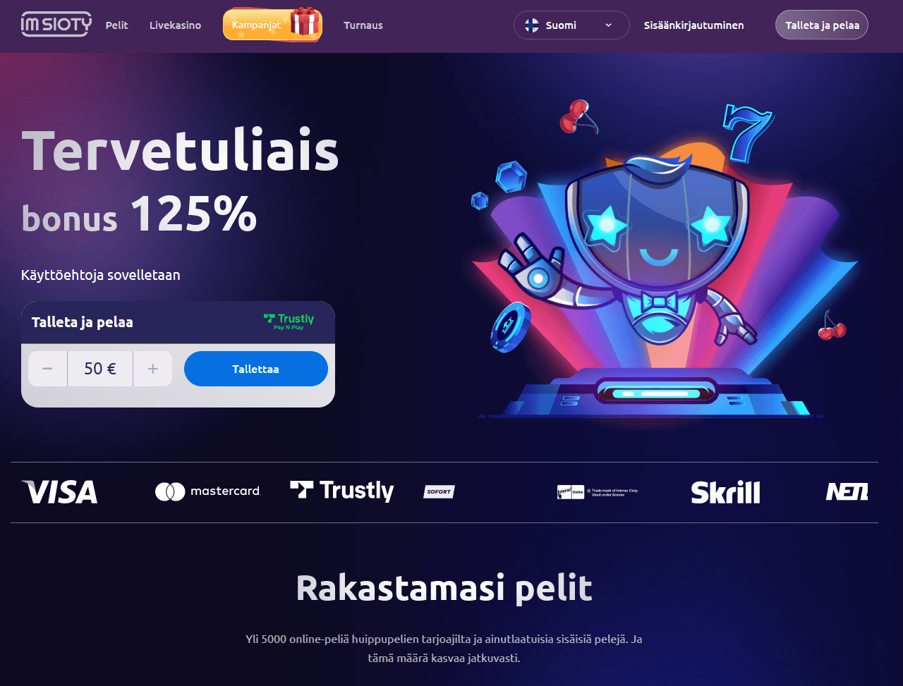 iamsloty casino bonus etusivu kuvankaappaus