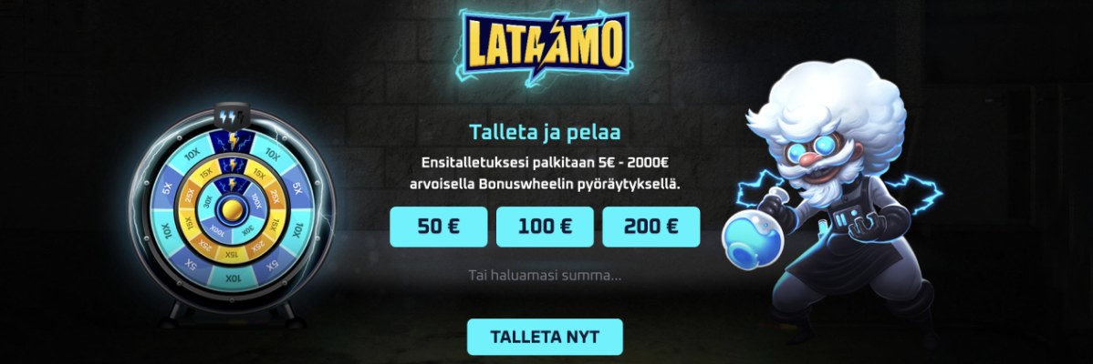 Lataamo Casino Trustly talletukset ja kotiutukset