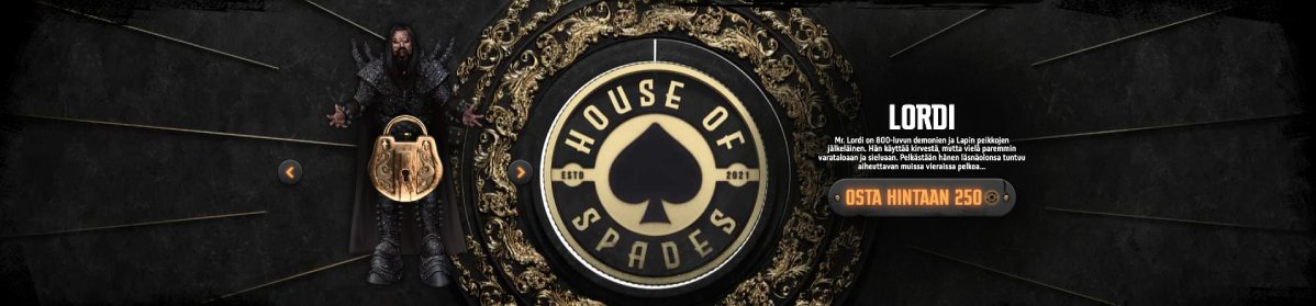 House of Spades Casino kauppa