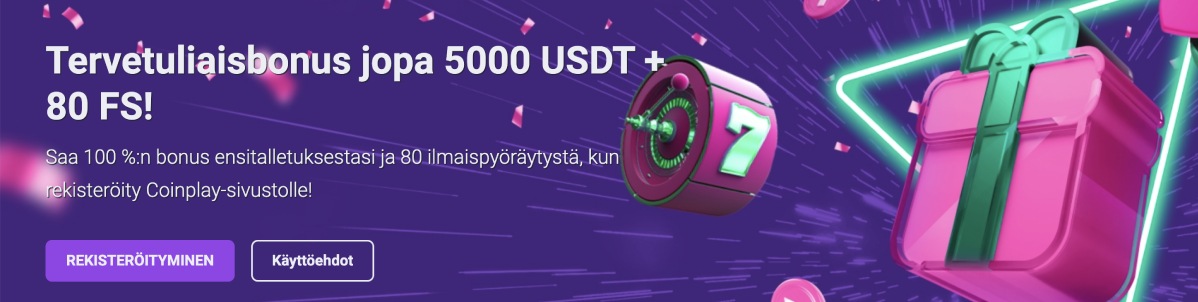 Coinplay Casino tervetuliaisbonus