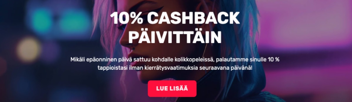 Instaslots päivittäinen käteispalautus