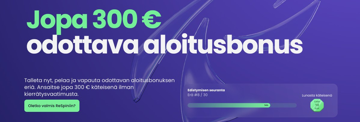 ReSpin Casino aloitusbonus