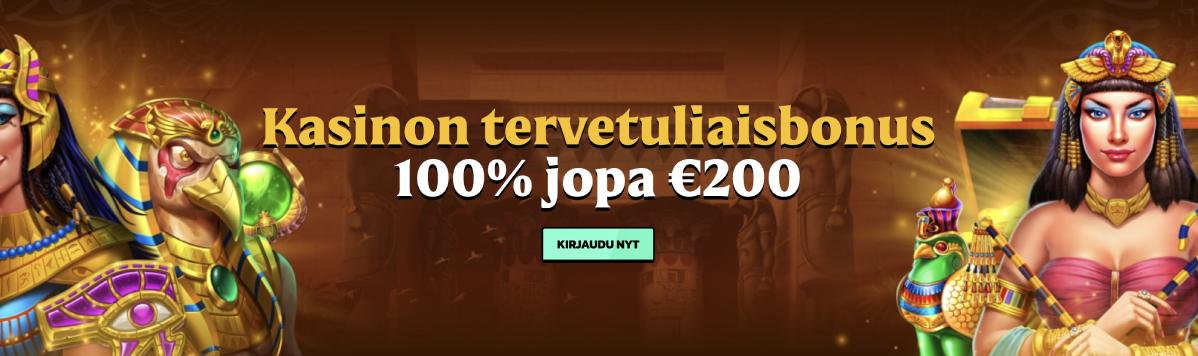 Scarabet Casino tervetuliaisbonus