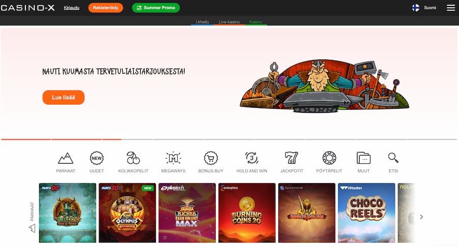 casino-x arvostelu